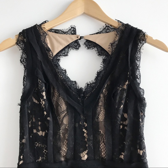 Heartloom Black & Nude Lacy Flare Special Occasion - Picture 2 of 8